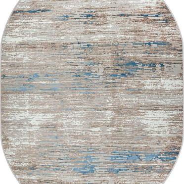 36952A OVAL BLUE / BEIGE Sanat Viscon