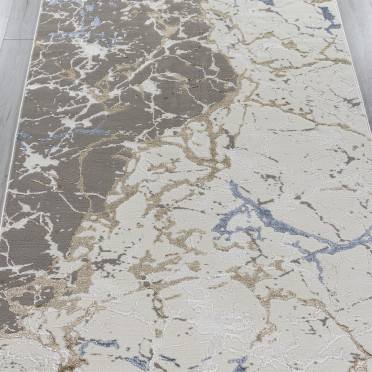 Ковер 27231A - GRY / NAVY - Прямоугольник - коллекция MOSSO