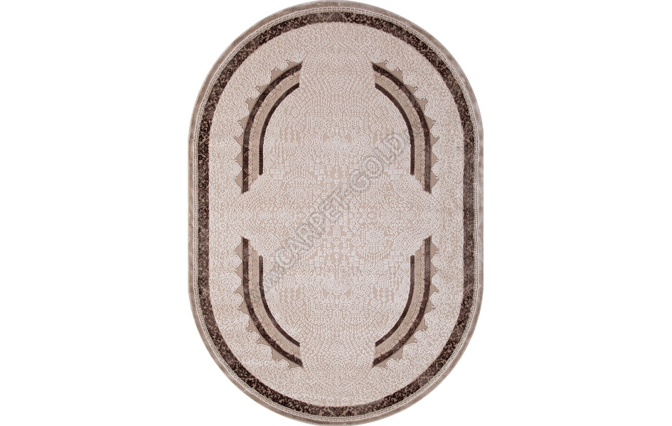 Ковер 04048B - DARK BROWN - Овал  ARMINA
