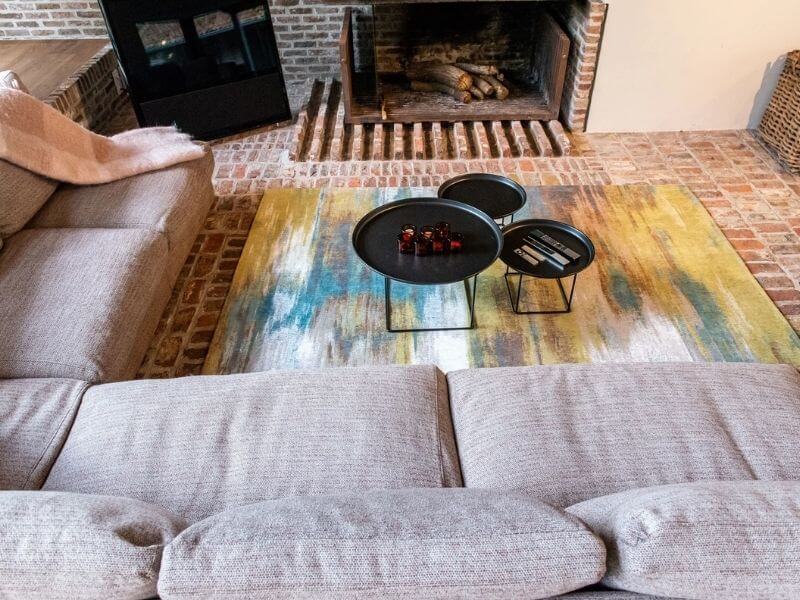 Ковер из вискозы в интерьере